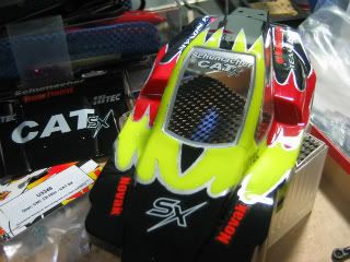 spraying rc body shell